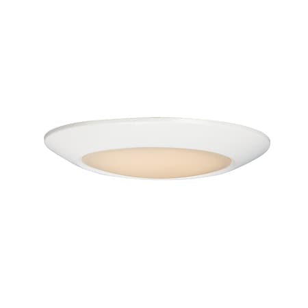 Maxim Lighting Diverse LED 1-Light 6.25" Wide White Flush Mount Light 57631WTWT